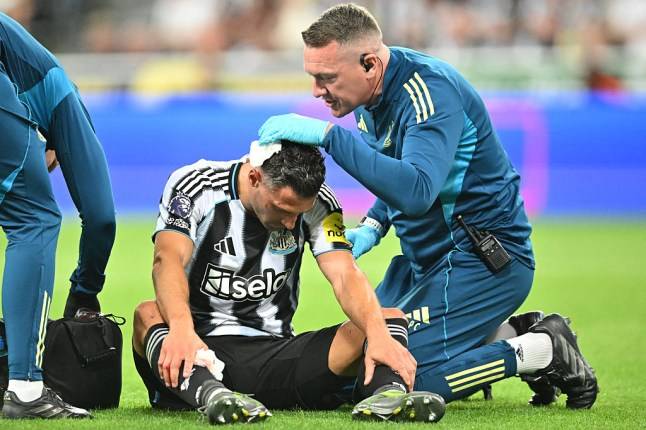 Joelinton, Sandro Tonali and Fabian Schar injury updates from Eddie Howe