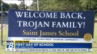 Students at Saint James School return for new school year