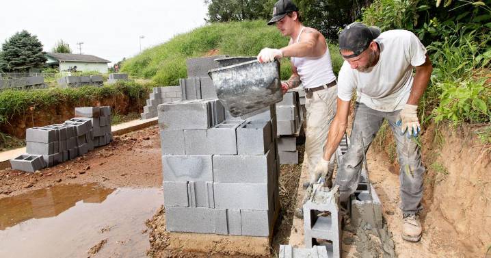 Work starts on Habitat home foundations after months of weather delays