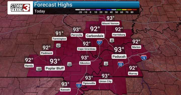 Dry but Warm for the Weekend