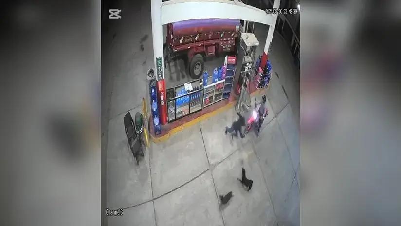 San Martín: hombre se salva de ser asaltado echando gasolina a delincuentes [VIDEO]