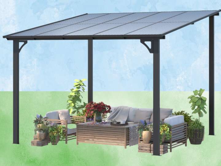 10x10 aluminum pergola on sale: Save $592 at Wayfair this week
