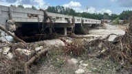 Enough flood debris collected in Travis County to stretch from downtown Austin to Cedar Park