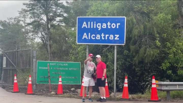 Judge orders temporary halt to construction at Florida’s ‘Alligator Alcatraz’ detention center