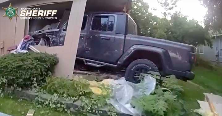 Police allege man was drunk when he struck boy with Jeep, then drove into Spokane Valley home