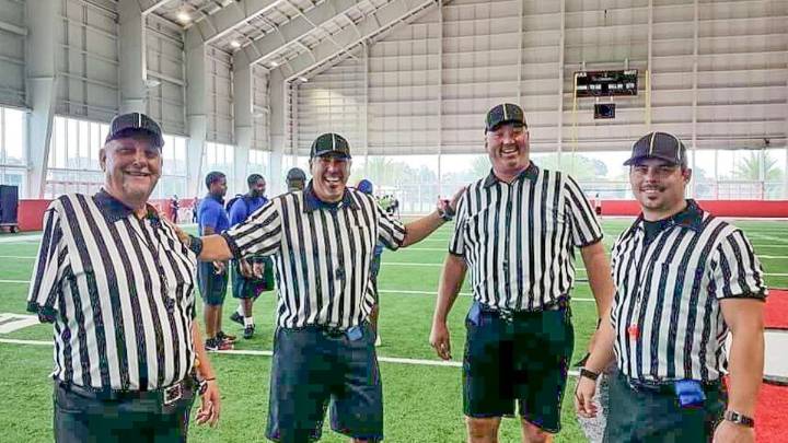 Gray hair, black stripes: How Pinellas retirees are saving Friday night football