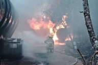 Se incendia una bodega de procesamiento de aceite en Umán, Yucatán