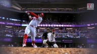 Schwarber hits 41st homer and Marsh goes deep among 4 hits as Phillies beat Rangers 9