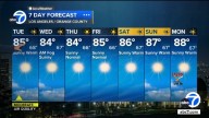 Los Angeles weather: SoCal to see warm temps Tuesday, with thunderstorms expected in mountains and deserts