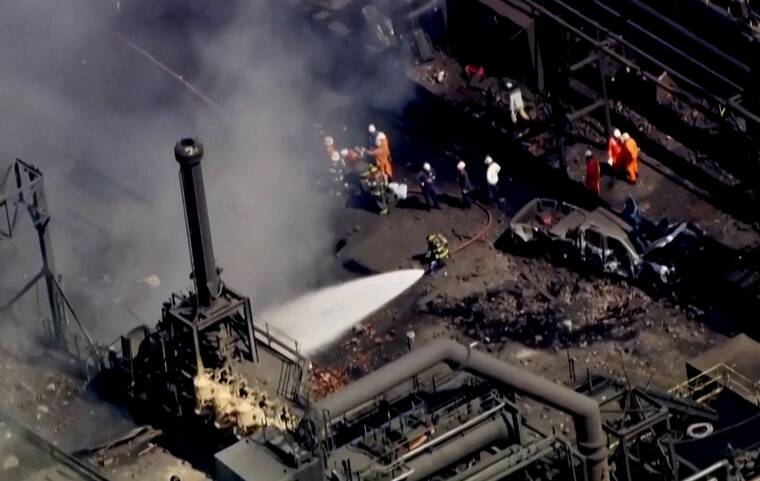 At least one dead in explosion at U.S. Steel plant