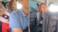 'Lady Combi': mujere lanza insultos racistas contra pasajeros; también los agredió