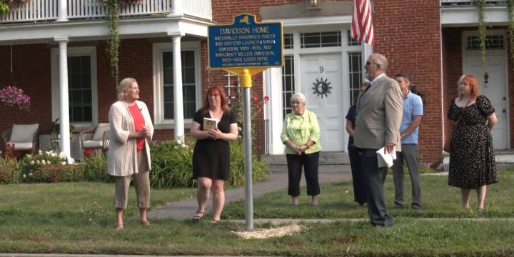 Plattsburgh officials unveil historic marker honoring the Davidson sisters
