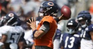 Chicago Bears training camp rundown: ‘Hilarious’ video of Caleb Williams missing net part of friendly QB drill