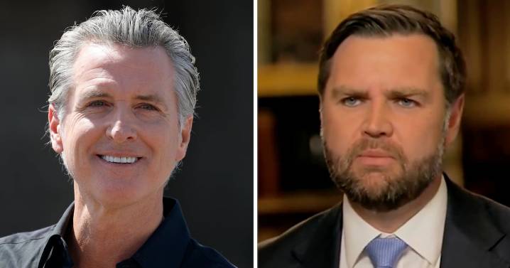 Newsom Claps Back at Rattled JD Vance After VP’s Rant About ‘Crazy’ Meme War