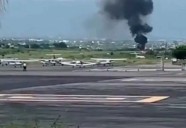 Se accidenta aeronave en el Aeropuerto Internacional de Cuernavaca