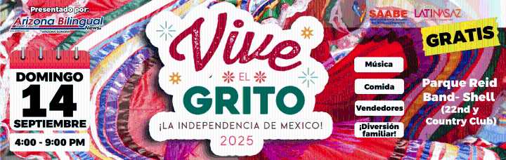 El Grito de Independencia de México to be Celebrated at Reid Park Band Shell