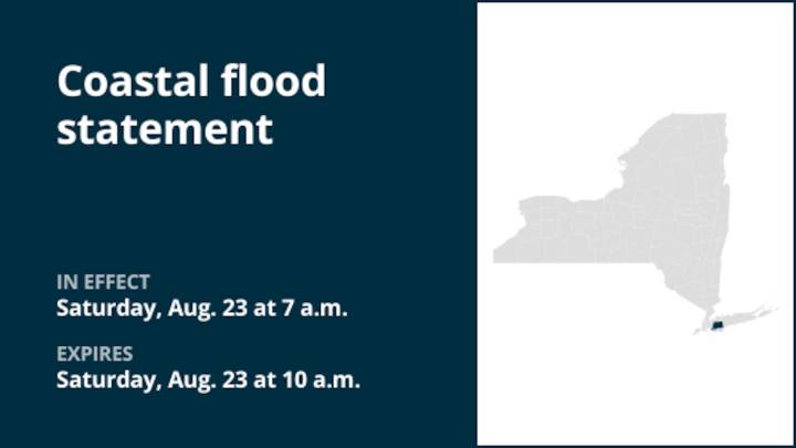 NY weather: Coastal flood statement active for Nassau County until Saturday morning