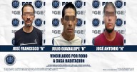 Enfrentan proceso tres hombres acusados de robo a casa habitación