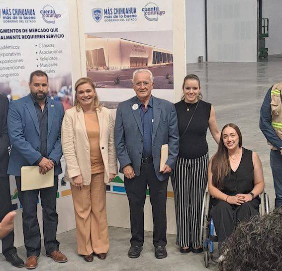 Avanza 80% construcción del Centro de Convenciones en Cuauhtémoc