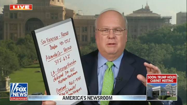 Karl Rove Warns Democrats Crime Is a National Issue