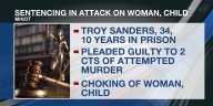 Minot man sentenced to 10 years in attack on woman, child