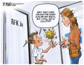 Cartoon: Lollipop with a side of leprosy