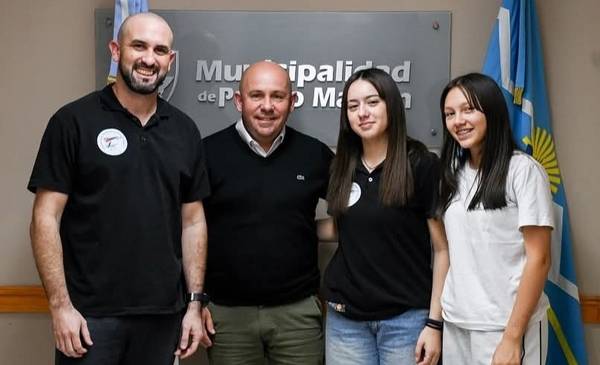 Sastre recibió a jóvenes convocadas por la Selección Argentina de Poomsae