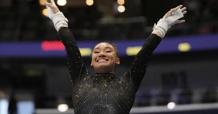 Leanne Wong wins gold on vault, silver all-around at 2025 U.S. Championships