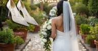 Con Jimmy Choo y diseñador mexicano: Así son los zapatos y vestidos de novia de Lupita Villalobos