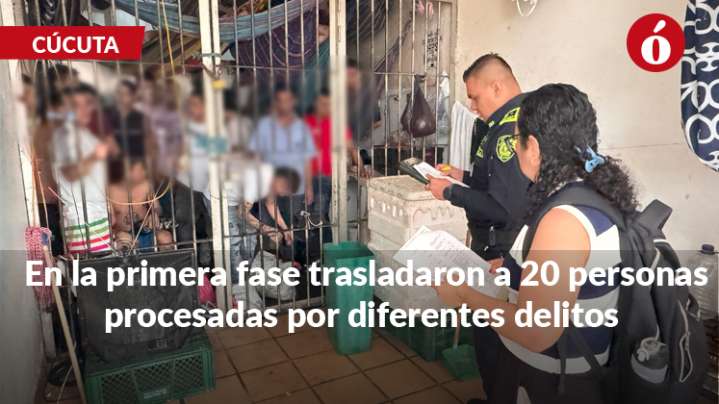 Avanza el traslado de sindicados desde estaciones de Policía hacia la cárcel de Cúcuta