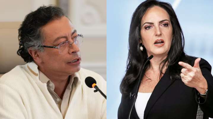 "Quien maneja el trafico de cocaína por Venezuela es la junta del narcotráfico y EE. UU." respondió Petro a senadora María Cabal