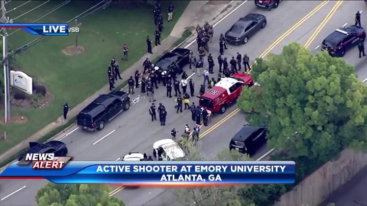 Active shooter reported at Emory University in Atlanta, authorities say