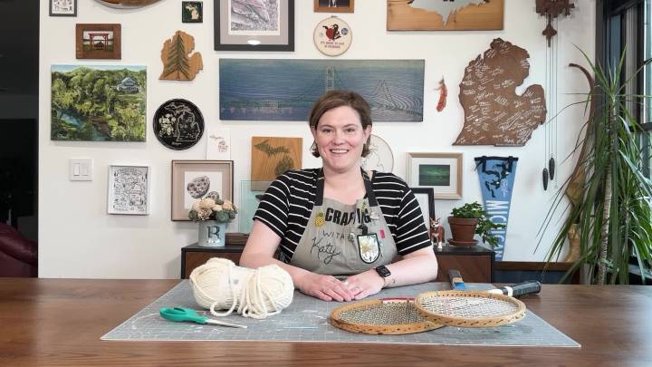 Crafting with Katy: Tennis Racket Cross Stitch