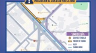 ¡Precaución! Cerrarán tramos de la Universidad por reparación
