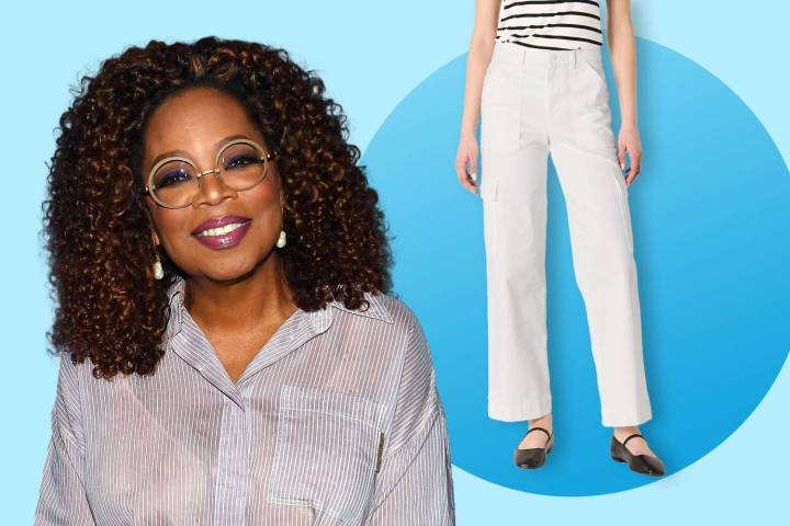 Oprah Repeat-Wears White Cargo Pants, and a Similar Pair Is $20