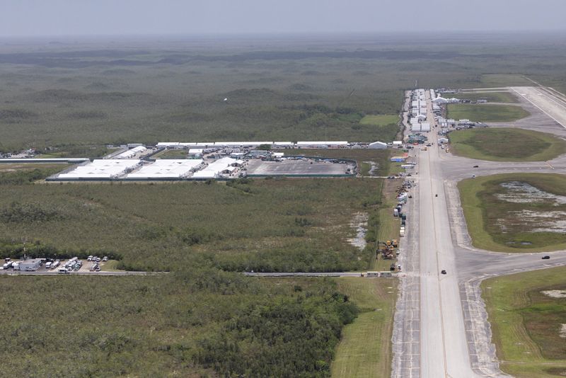 Judge orders halt to new construction at 'Alligator Alcatraz' detention center