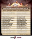 Anuncian seleccionados del Ballet Folklórico de Tabasco