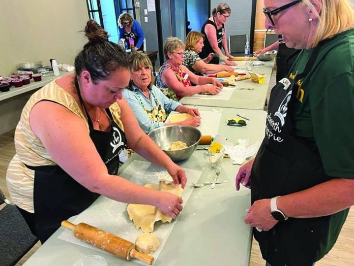 Mature women return to pie-baking with some misgivings