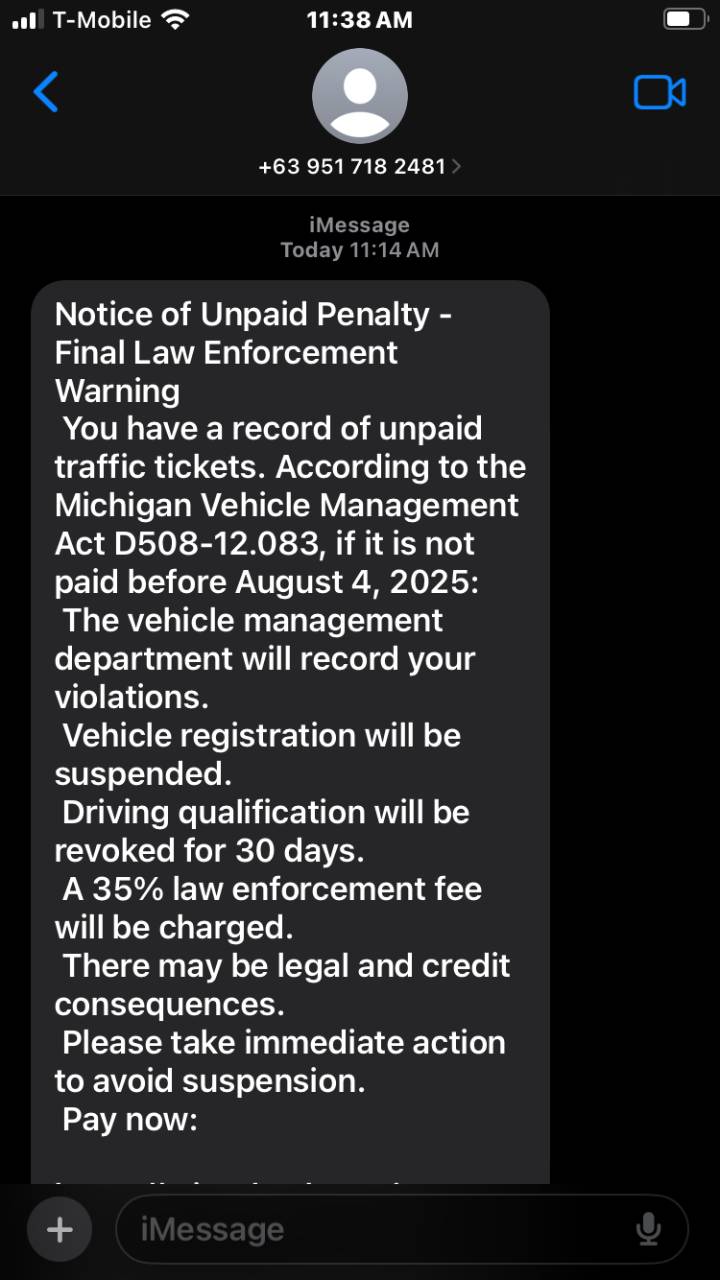 The Metro: Scam Likely—That traffic ticket text you just got isn’t real.