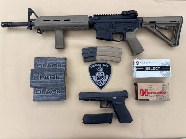 Man arrested on assault weapon charges in Stamford