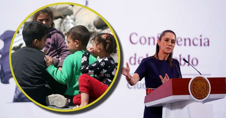 Claudia Sheinbaum apoya que México brinde refugio a huérfanos palestinos