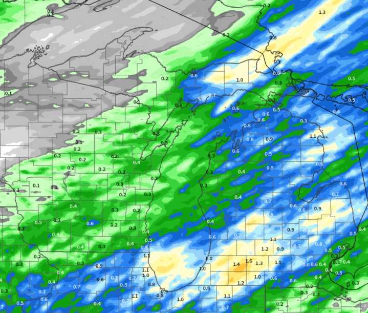 Michigan’s weather this week: 1 burst of t-storms, possibly severe and a short break in humidity