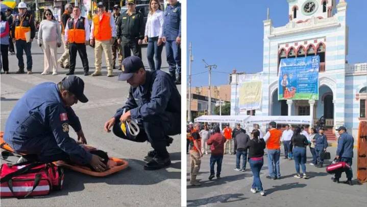 Así se vivió el Segundo Simulacro Nacional Multipeligro en Pisco, ciudad donde ocurrió el terremoto de 7,9 en 2007 [FOTOS]