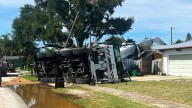 Falling crane crashes into Merritt Island residence as owner looks on