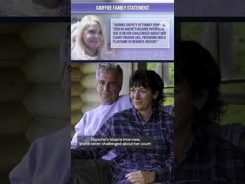 Family of Epstein accuser reacts to DOJ interviews