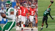 Jets could get bonus with Buckeye buddies Garrett Wilson, Justin Fields reunited