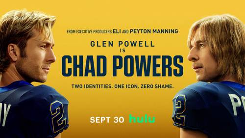 Glen Powell embodies 'Chad Powers' in a new trailer released by Hulu