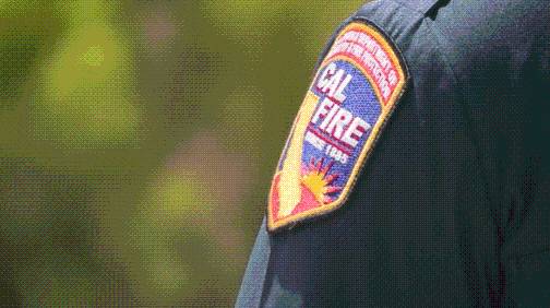 Brush fire burns near SR