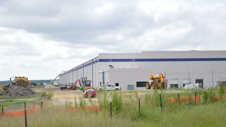When will a drug storage facility at ILM finish construction?