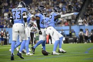Police notified after neon green sex toy thrown onto field during Titans preseason game